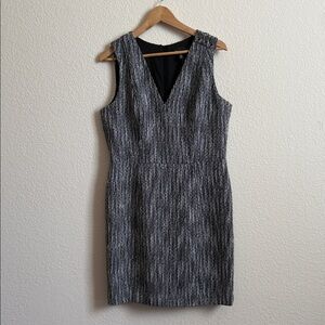 Chic White House Black Market Tweed Sheath Dress – Size 12